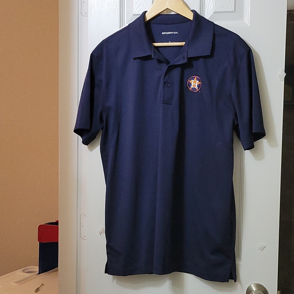 Preformance Polo Astros Shirt